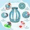 2PCS 3D Diamond Painting Vase Kits for Adults – Mandala DIY Diamond Art Flower Vases, Desktop Ornaments for Home, Office, Table Decor, Craft Gift for Women